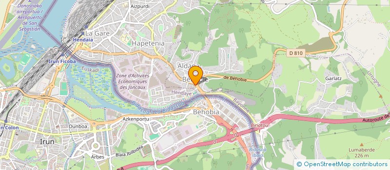 localisation de l'entreprise MADAME EMILIE HIRIARTE  URRUGNE