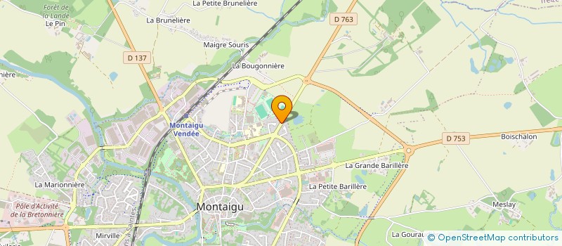 localisation de l'entreprise MADAME EMILIE HIVOIRE à MONTAIGU-VENDEE