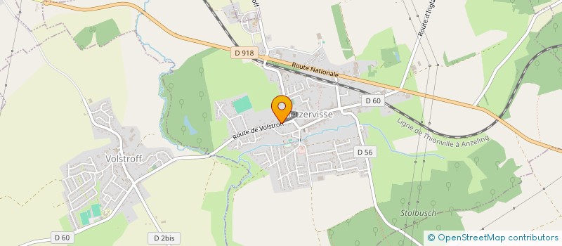 localisation de l'entreprise MADAME EMILIE HOFFMANN  METZERVISSE