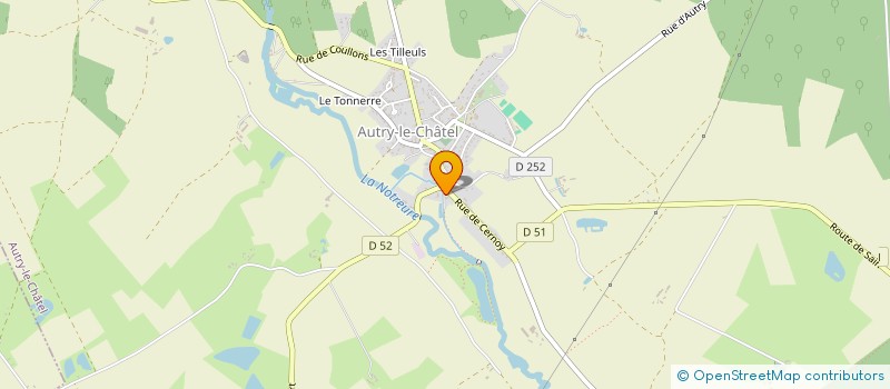localisation de l'entreprise MADAME EMILIE HOUDRAY à AUTRY-LE-CHATEL
