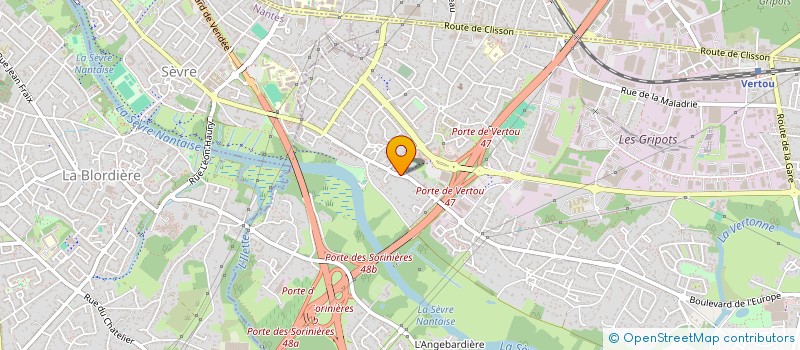 localisation de l'entreprise MADAME EMILIE HOUPERT  VERTOU