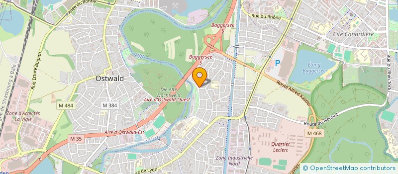 localisation de l'entreprise MADAME EMILIE HUBERT  ILLKIRCH-GRAFFENSTADEN