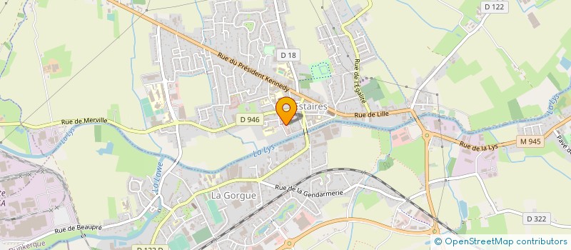 localisation de l'entreprise MADAME EMILIE HUCHETTE  ESTAIRES