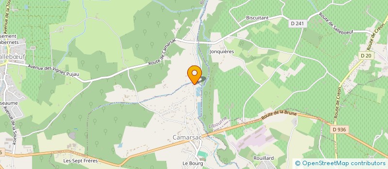 localisation de l'entreprise MADAME EMILIE HUICI  CAMARSAC