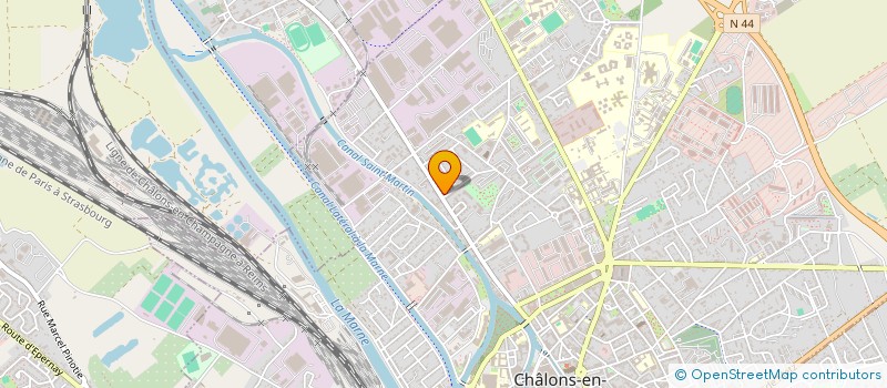 localisation de l'entreprise MADAME EMILIE HUREL  CHALONS-EN-CHAMPAGNE