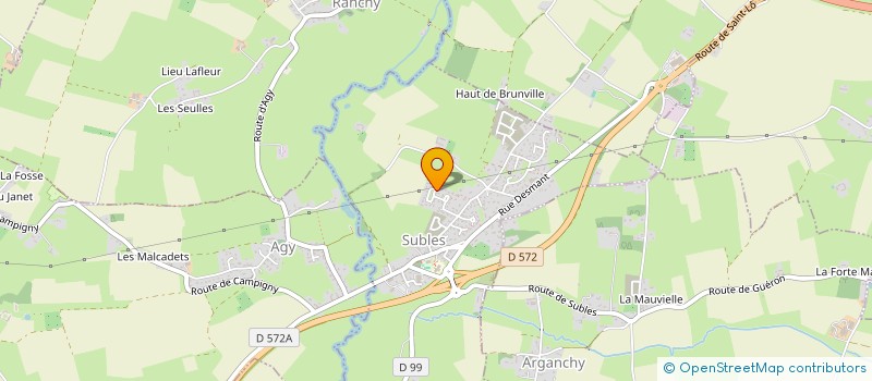 localisation de l'entreprise MADAME EMILIE ISARD  SUBLES