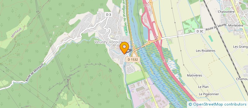 localisation de l'entreprise MADAME EMILIE JALLIFIER  VEUREY-VOROIZE