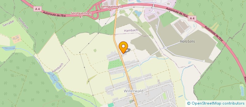localisation de l'entreprise MADAME EMILIE JAMANN  WILLERWALD
