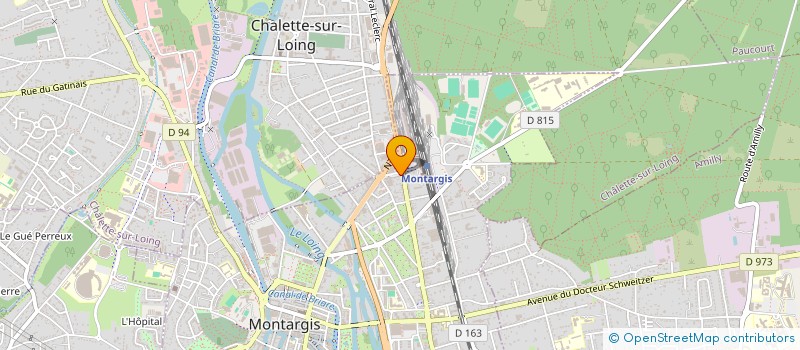 localisation de l'entreprise MADAME EMILIE JANVIER à MONTARGIS