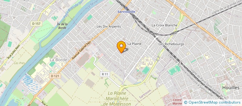 localisation de l'entreprise MADAME EMILIE JARDRY à SARTROUVILLE