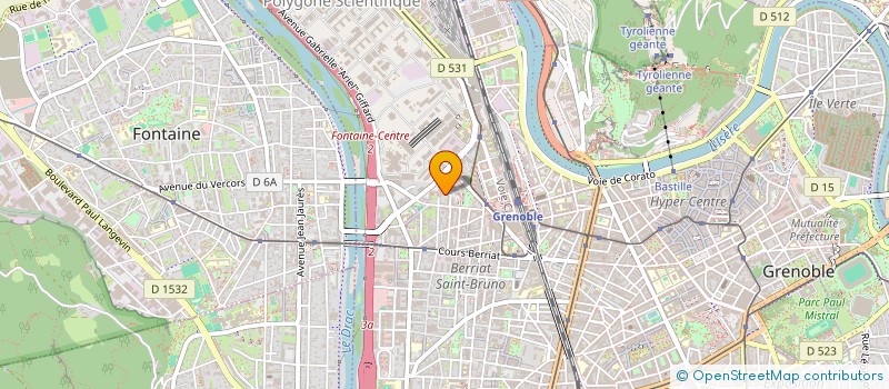 localisation de l'entreprise MADAME EMILIE JAYET à GRENOBLE