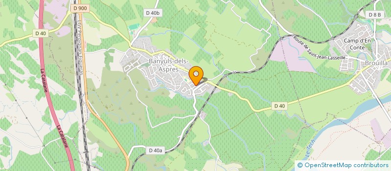 localisation de l'entreprise MADAME EMILIE JEAN  VILLEVEYRAC