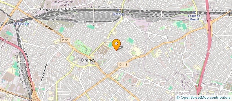 localisation de l'entreprise MADAME EMILIE JIN à DRANCY
