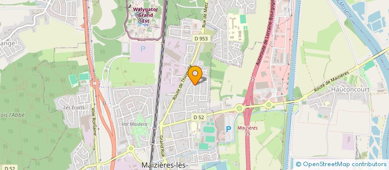 localisation de l'entreprise MADAME EMILIE JOELLE PASCAL PETITDEMANGE  MAIZIERES-LES-METZ