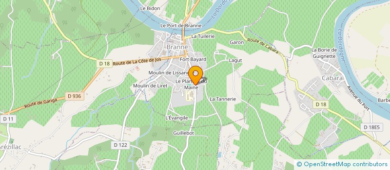 localisation de l'entreprise MADAME EMILIE JOLIVET à SAINT-AUBIN-DE-BRANNE