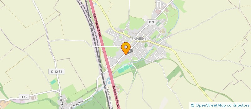 localisation de l'entreprise MADAME EMILIE JOLY  CROISILLES
