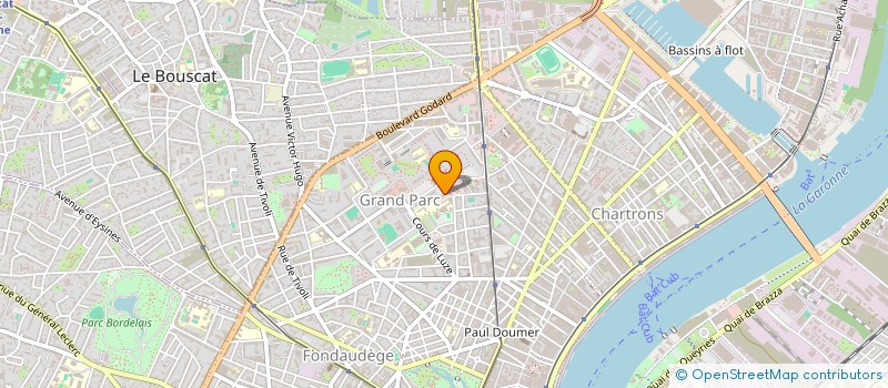 localisation de l'entreprise MADAME EMILIE JONARD  BORDEAUX