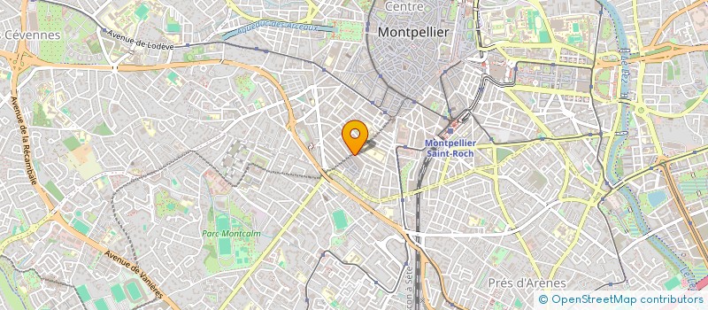 localisation de l'entreprise MADAME EMILIE JORDAN à MONTPELLIER