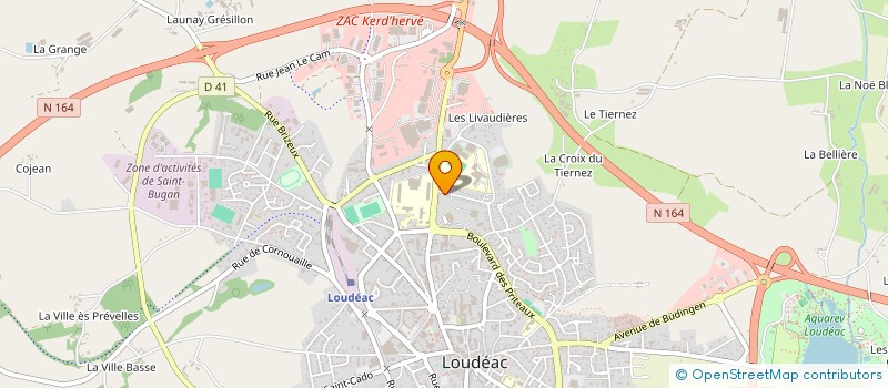 localisation de l'entreprise MADAME EMILIE JOSEPH à LOUDEAC