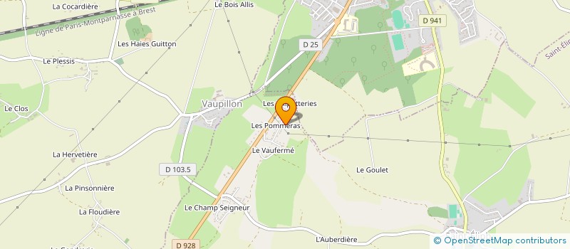 localisation de l'entreprise MADAME EMILIE JOUANNE à SAINT-ELIPH