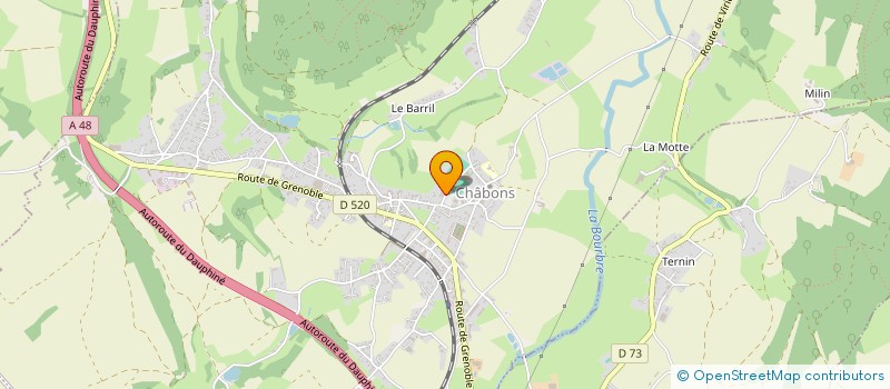 localisation de l'entreprise MADAME EMILIE JOURNET  CHABONS