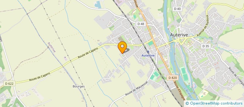 localisation de l'entreprise MADAME EMILIE JOYON  AUTERIVE