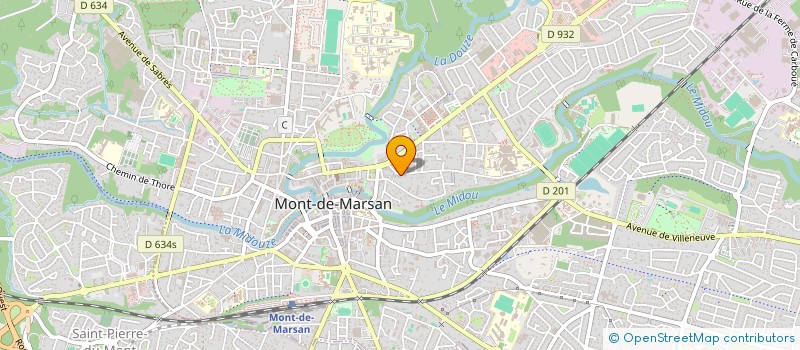 localisation de l'entreprise MADAME EMILIE JULLIAN  MONT-DE-MARSAN