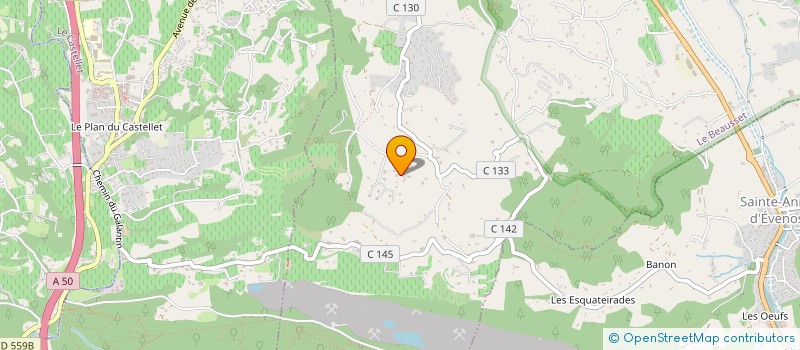 localisation de l'entreprise MADAME EMILIE JUVING  LE BEAUSSET