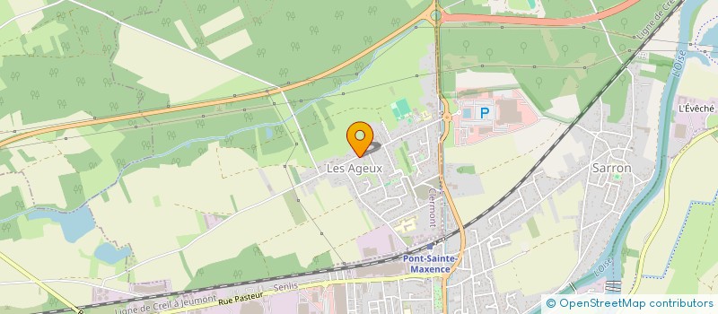 localisation de l'entreprise MADAME EMILIE KISS  LES AGEUX