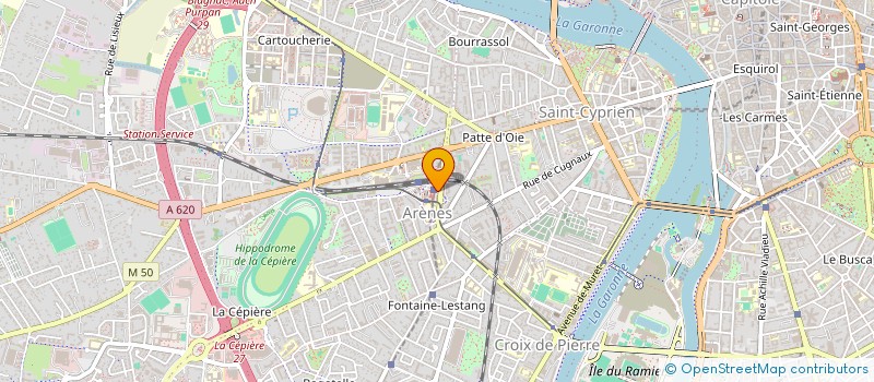 localisation de l'entreprise MADAME EMILIE KISSITA  TOULOUSE