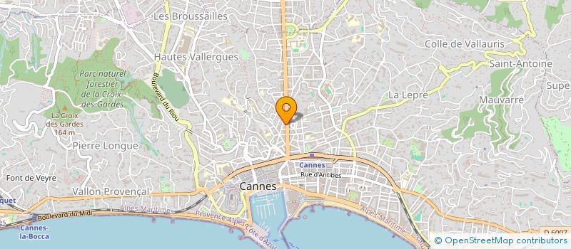 localisation de l'entreprise MADAME EMILIE KOSMERL à CANNES