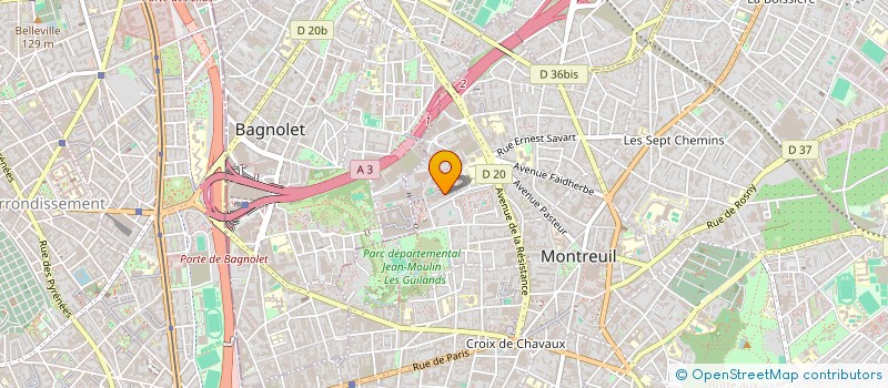 localisation de l'entreprise MADAME EMILIE KUTTER à MONTREUIL
