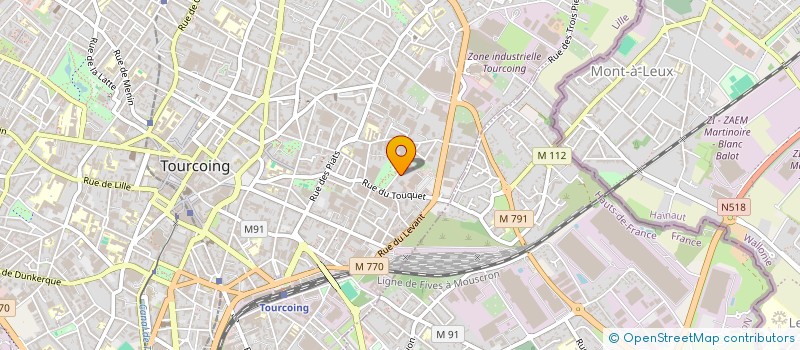 localisation de l'entreprise MADAME EMILIE LABOU  TOURCOING