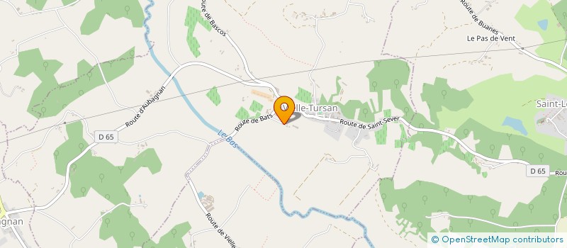 localisation de l'entreprise MADAME EMILIE LABROUCHE  VIELLE-TURSAN