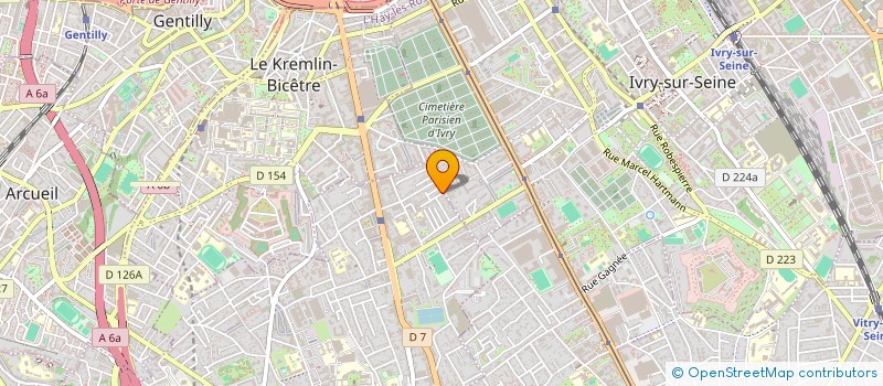 localisation de l'entreprise MADAME EMILIE LACHAUD  VILLEJUIF