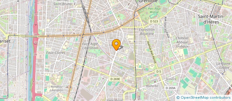 localisation de l'entreprise MADAME EMILIE LAFABRIE à GRENOBLE