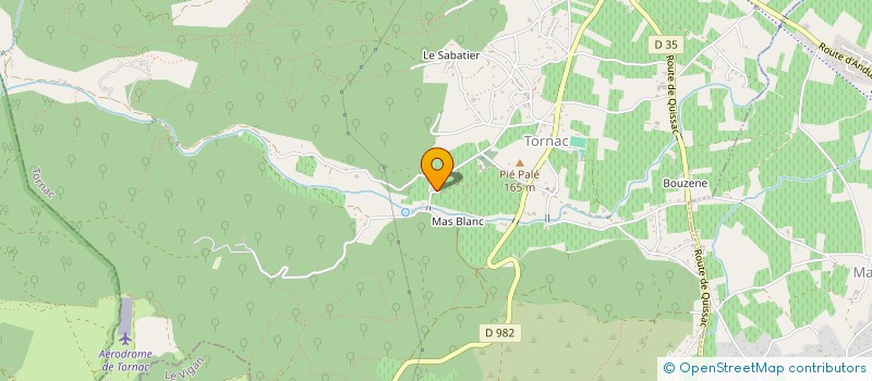 localisation de l'entreprise MADAME EMILIE LAGALICE  TORNAC