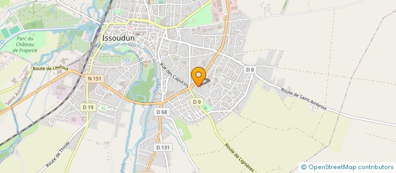 localisation de l'entreprise MADAME EMILIE LALEUF  ISSOUDUN