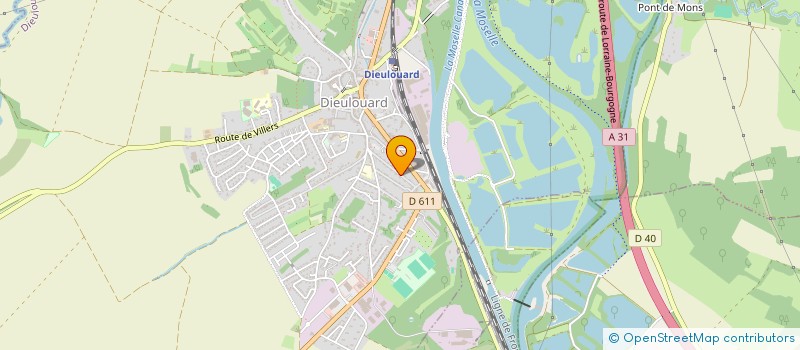 localisation de l'entreprise MADAME EMILIE LALLEMAND  DIEULOUARD