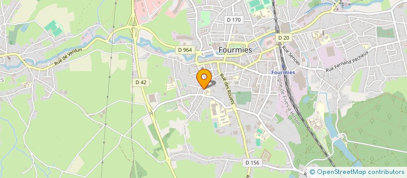 localisation de l'entreprise MADAME EMILIE LALLIER  FOURMIES