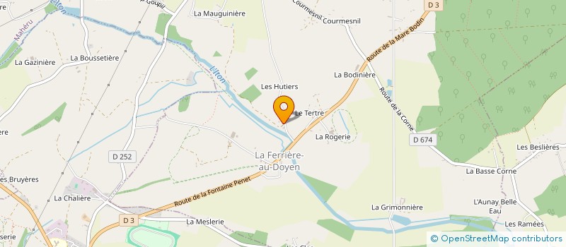 localisation de l'entreprise MADAME EMILIE LAMBERT à LA FERRIERE-AU-DOYEN