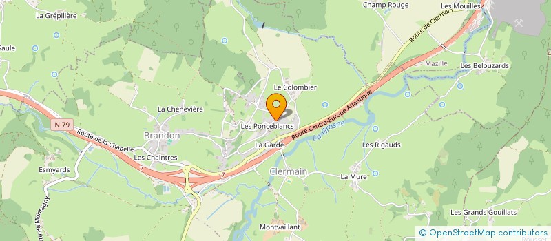 localisation de l'entreprise MADAME EMILIE LAMBERT  NAVOUR-SUR-GROSNE