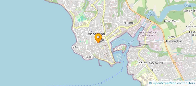 localisation de l'entreprise MADAME EMILIE LANCIEN  CONCARNEAU