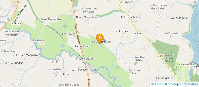 localisation de l'entreprise MADAME EMILIE LANDRE à VITRE