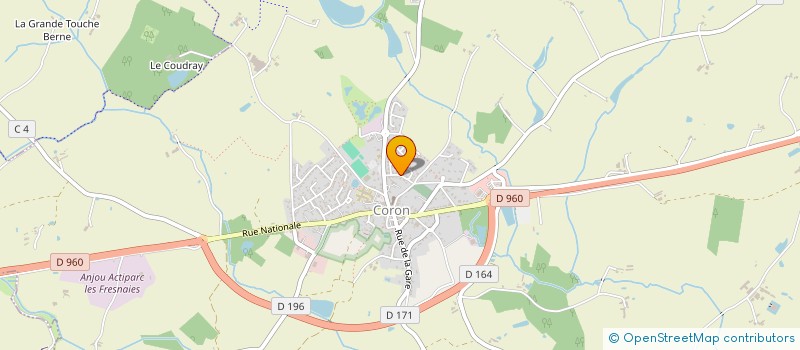 localisation de l'entreprise MADAME EMILIE LANDREAU  CORON