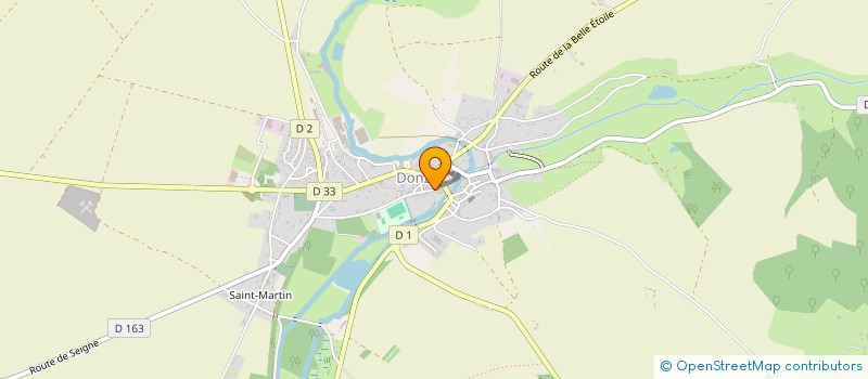 localisation de l'entreprise MADAME EMILIE LANGLOIS BERTRAND  DONZY