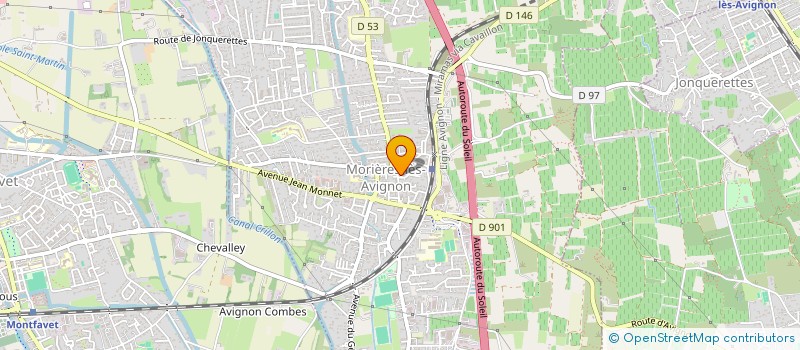 localisation de l'entreprise MADAME EMILIE LANGONNET  MORIERES-LES-AVIGNON