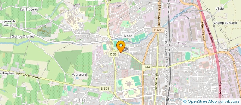 localisation de l'entreprise MADAME EMILIE LANIER  VILLEFRANCHE-SUR-SAONE