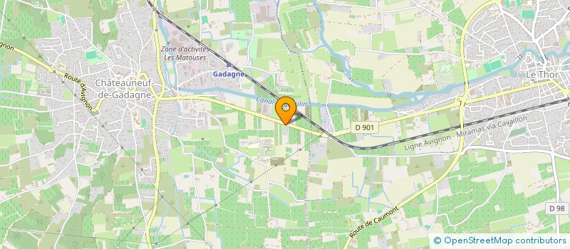 localisation de l'entreprise MADAME EMILIE LANNOYE  PERNES-LES-FONTAINES