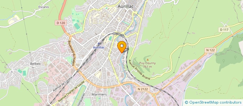 localisation de l'entreprise MADAME EMILIE LAPARRA à AURILLAC